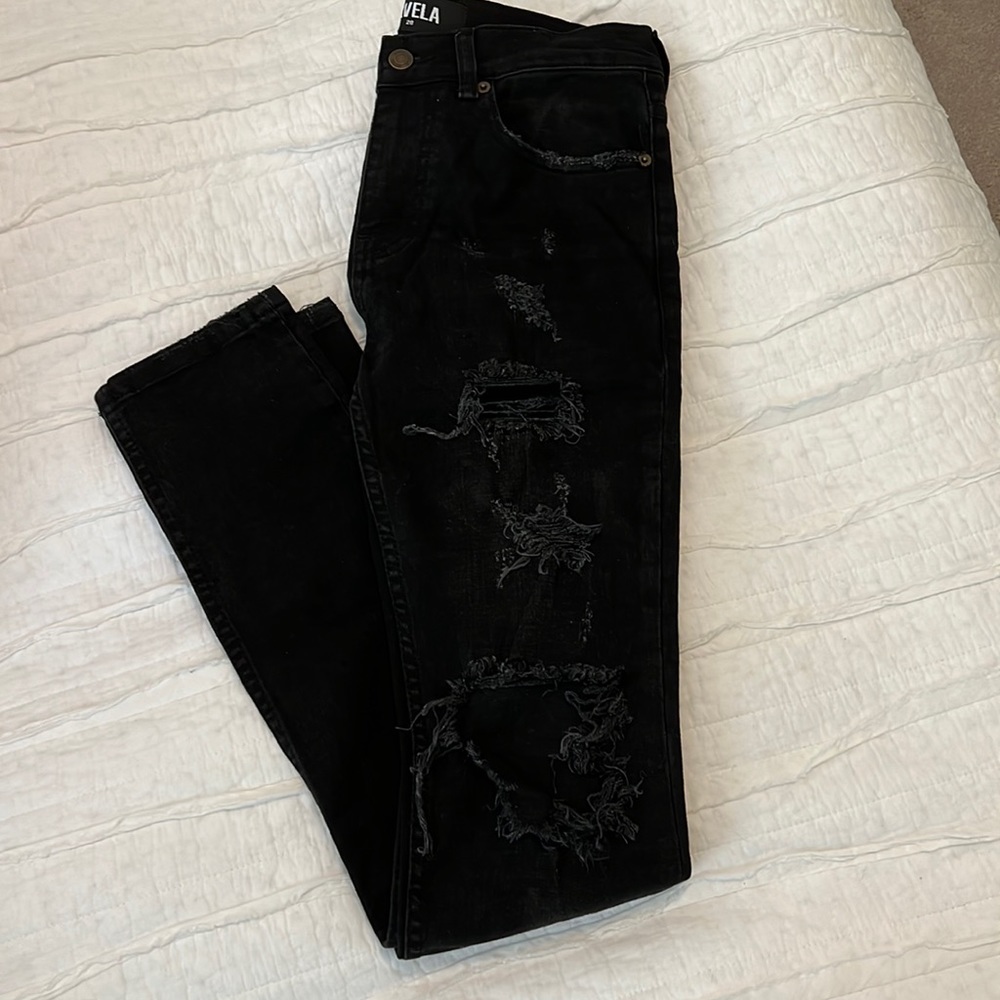 FAVELA clothing distressed jeans